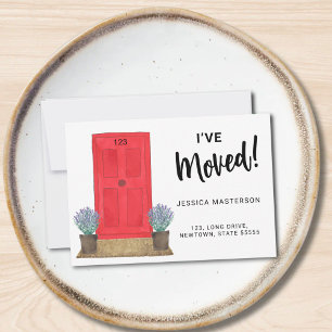 赤ドアの動きのお知らせを移動 ノートカード