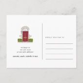 赤ドアの移動案内 案内ポストカード (裏面)