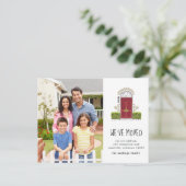 赤ドアの移動案内 案内ポストカード (スタンド正面)