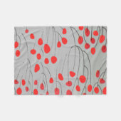 赤ドットフリースブランケット フリースブランケット (正面(横))