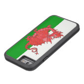 赤ドラゴンon緑と白iPhone 6 Xtreme Case Case-Mate iPhoneケース (底)