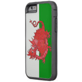 赤ドラゴンon緑と白iPhone 6 Xtreme Case Case-Mate iPhoneケース (裏面左)