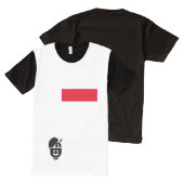 赤ドーピング線石鹸Tシャツ オールオーバープリントT シャツ (正面&裏面)