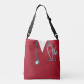 赤ナース財布 クロスボディバッグ (裏面)