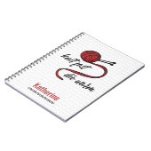 赤ニット速く、暖かく死ぬ ノートブック (左側)