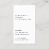 赤ネイビーグリーン電球電気工事士電気 名刺 (裏面)