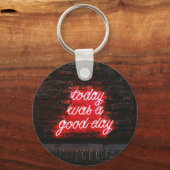 赤ネオンサイネージキーチェーン キーホルダー (正面)