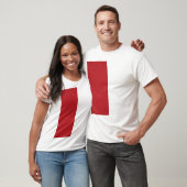 赤ノイズアクセントTシャツ – カスタマイズ可能 Tシャツ (ユニセックス)