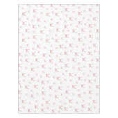 赤ノットクリスマスモダンテーブルクロス テーブルクロス (正面)