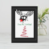 赤ノーズ熱狂するトナカイのクリスマスパーティー 招待状 (スタンド正面)