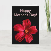 赤ハイビスカスフラワーマザーズデイZSSG カード (正面)