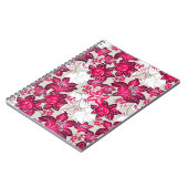 赤ハイビスカスフローラ ノートブック (左側)