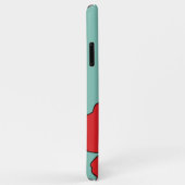 赤ハイビスカス熱帯花 Case-Mate iPhoneケース (裏面/右)