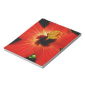 赤ハイビスカス ノートパッド (回転)