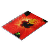 赤ハイビスカス ノートブック (左側)