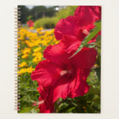 赤ハイビスカス プランナー手帳 (正面)