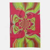 赤ハクナマタパターン キッチンタオル (縦)