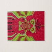 赤ハクナマタパターン ジグソーパズル (横)