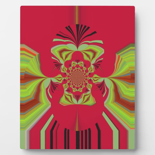 赤ハクナマタパターン フォトプラーク (正面)