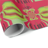 赤ハクナマタパターン ラッピングペーパー (ロールコーナー)