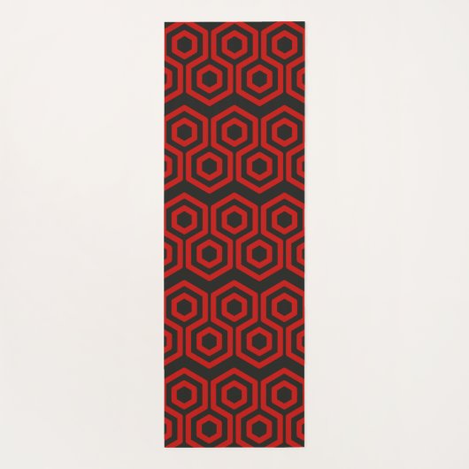赤ハニカム ヨガマット (裏面)
