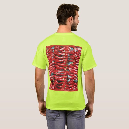 「赤ハラペーノ」かわいい写真。今買Tシャツ Tシャツ (裏面フル)