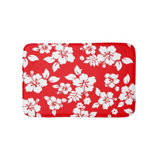 赤ハワイアン バスマット (正面)