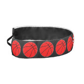 赤バスケットボール選手カスタムのジャージー・ナンバーガールズ アスレチックヘッドバンド (左)