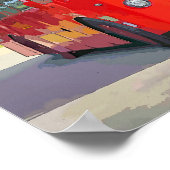 赤バス ポスター (角)