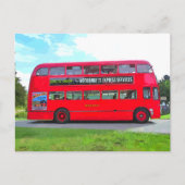赤バス ポストカード (正面)