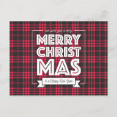 赤バッファローはメリークリスマスを祈る ポストカード (正面)