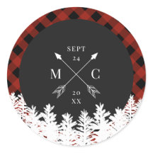 赤バッファローチェック交差矢印モノグラム結婚ズ