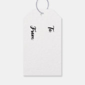 赤バッファローチェック ギフトタグ (裏面)