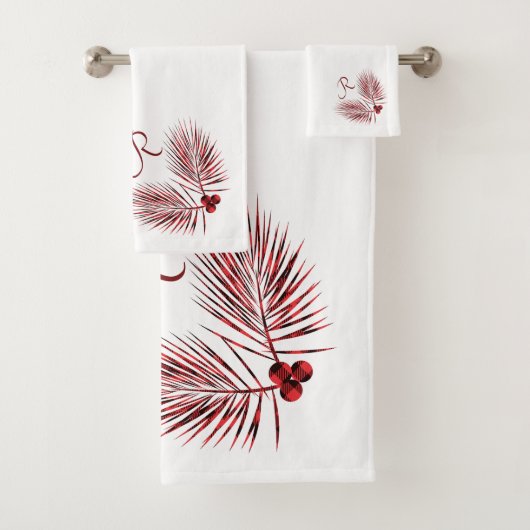 赤バッファロープライド松葉 バスタオルセット (インサイチュ)