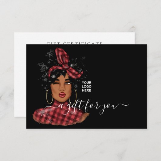 赤バッファロープレイドクリスマス (正面/裏面)