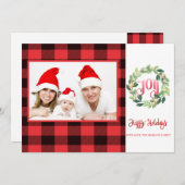 赤バッファロープレイド、ブランチ、写真 (正面/裏面)