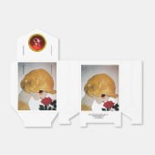 赤バラのルビー宝石の石モノグラムを有する女性 フェイバーボックス (折り畳みなし)