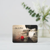 赤バラの犬 名刺 (スタンド正面)