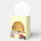 赤バラ付きレディRUBY GEM STONE MONOGRAM,クリーム フェイバーボックス (オープン)