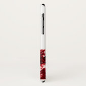 赤バラ付き子猫ルビージェムモノグラム白 Case-Mate iPhoneケース (裏面/左)