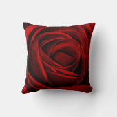 赤バラ枕 クッション (裏面)