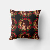 赤バラ砂糖人形 クッション (裏面)