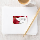 赤バラ結婚住所 シール (インサイチュ)