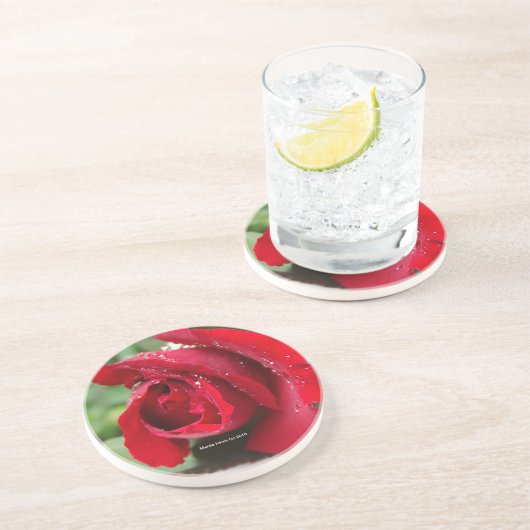 赤バラ露 – コースター (側面)