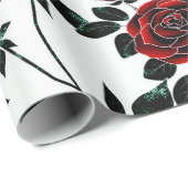 赤バラ。ю ラッピングペーパー (ロールコーナー)