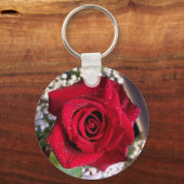 赤バラ キーホルダー (正面)