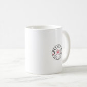 赤バレンタインの水の色ヴィンテージトラックは鉱山 コーヒーマグカップ (正面右)