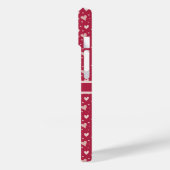 赤バレンタインデーハートiPhoneケース Case-Mate iPhoneケース (裏面 / 左)