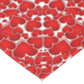 赤バレンタインデーパーティー テーブルクロス (アングル)