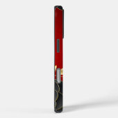 赤バレンタインデー愛するフローラ枠 Case-Mate iPhoneケース (裏面 / 右)